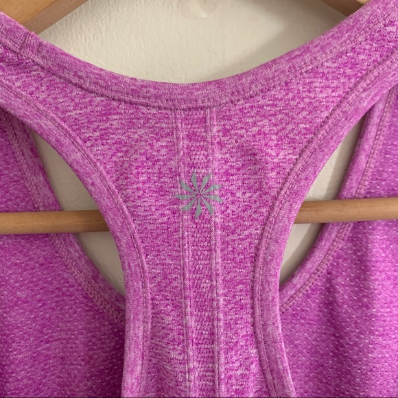 Athleta • racerback workout tank fitted xs purple - Picture 4 of 5